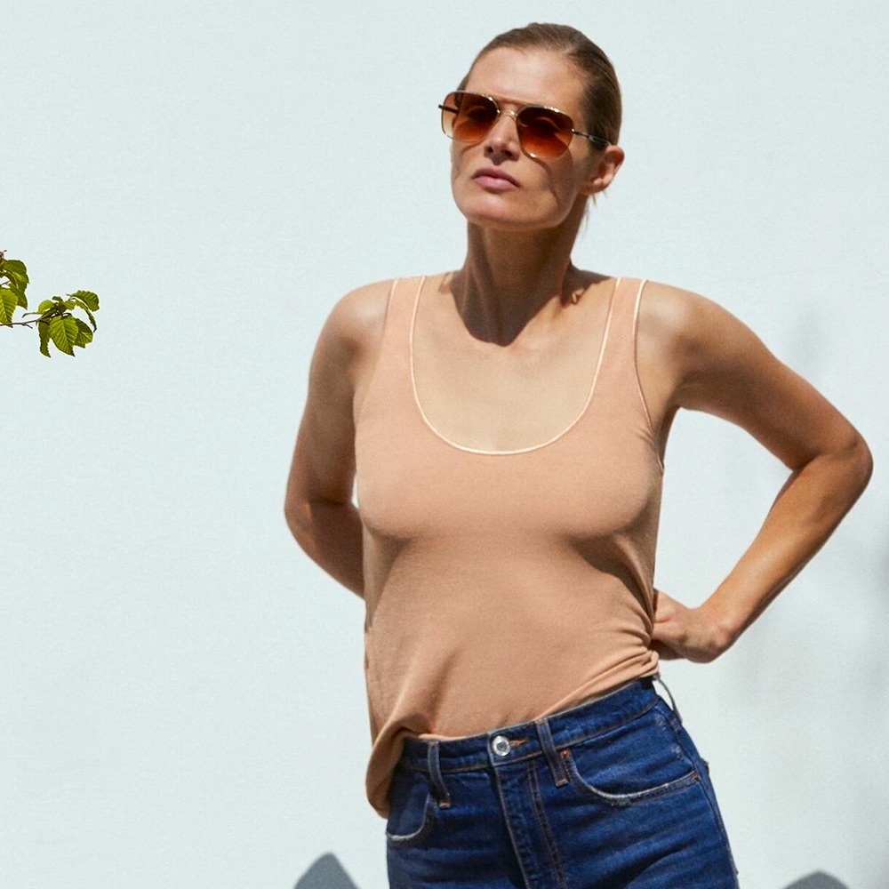Zara Ribbed Knit Tank